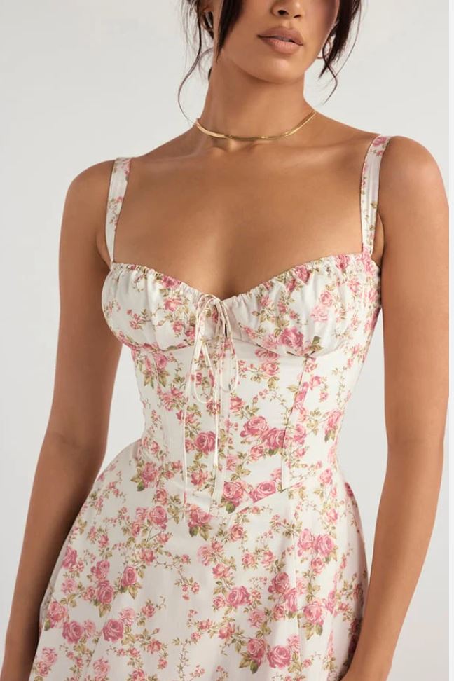 Lara - Printed Midi Dress