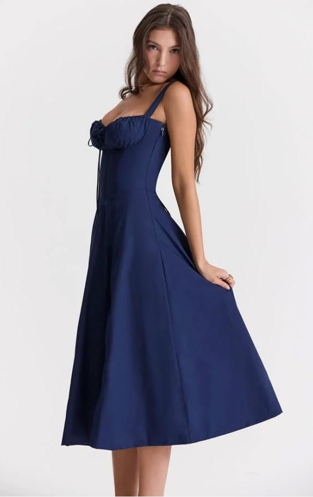 Lara - Printed Midi Dress