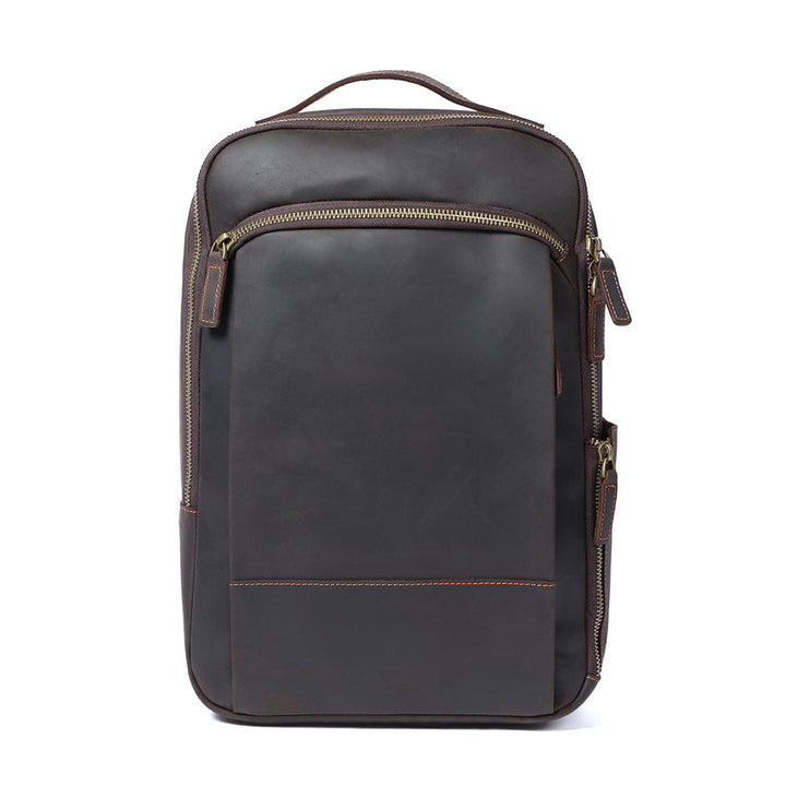 Andrew - Men's Leather Laptop Backpack