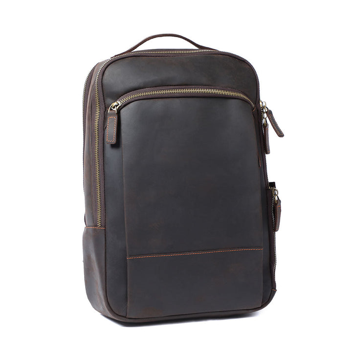 Andrew - Men's Leather Laptop Backpack