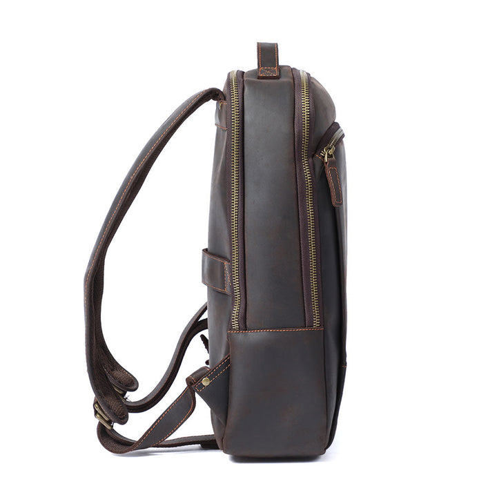 Andrew - Men's Leather Laptop Backpack