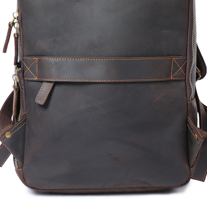 Andrew - Men's Leather Laptop Backpack