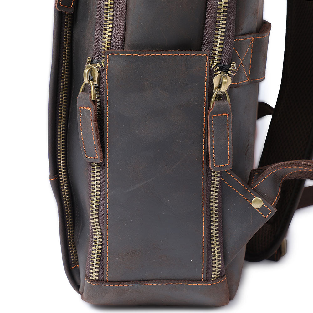 Andrew - Men's Leather Laptop Backpack