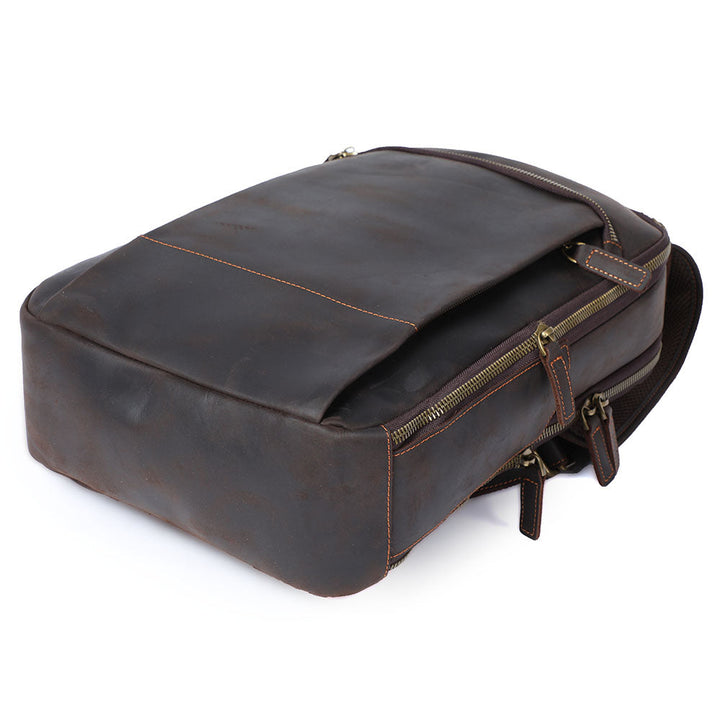 Andrew - Men's Leather Backpack for Laptops