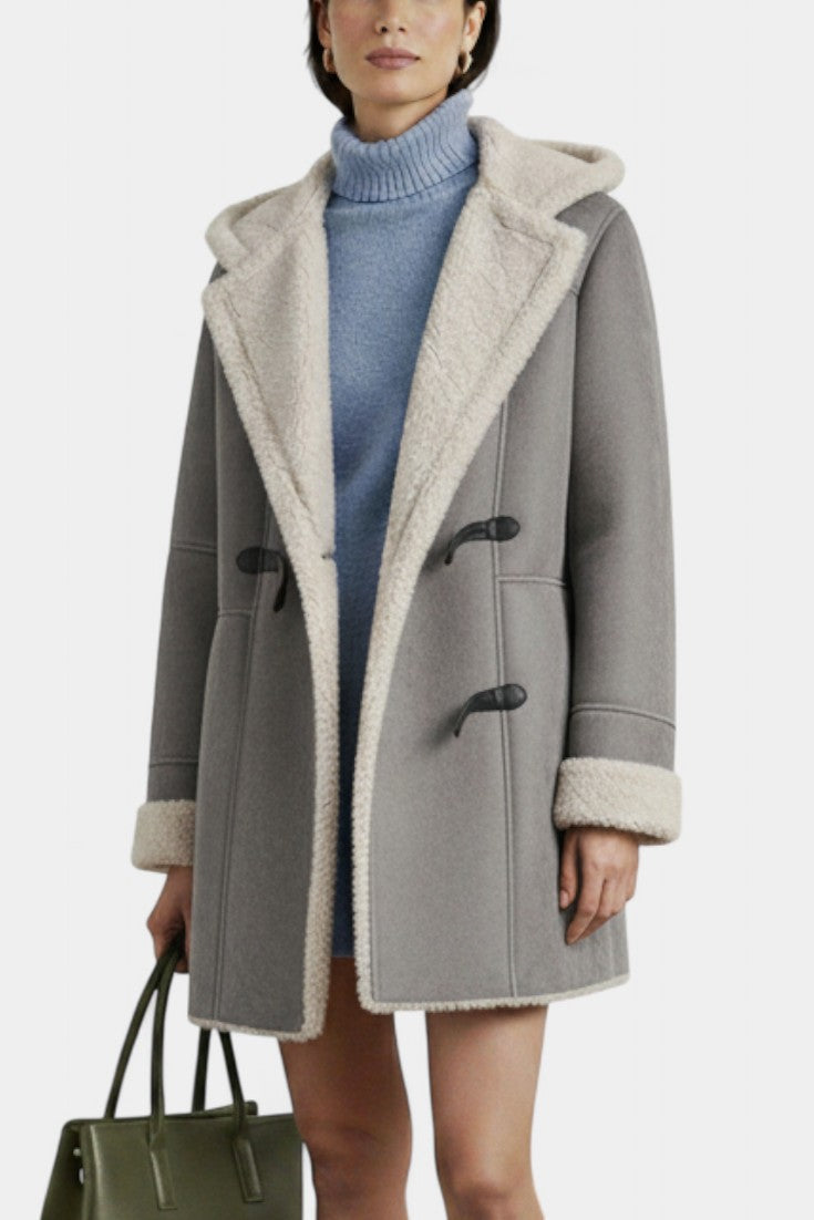 Katja Stylish Hooded Winter Coat: Casual Elegance