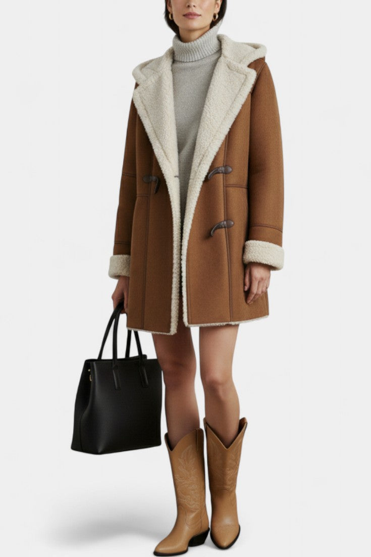 Katja Stylish Hooded Winter Coat: Casual Elegance