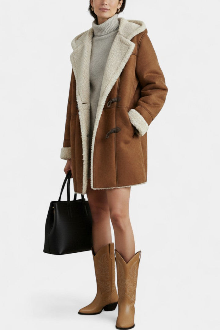 Katja Stylish Hooded Winter Coat: Casual Elegance