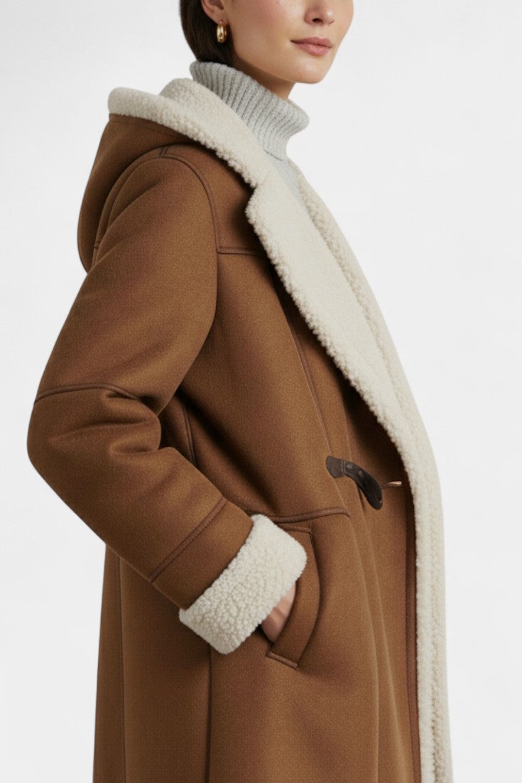 Katja Stylish Hooded Winter Coat: Casual Elegance