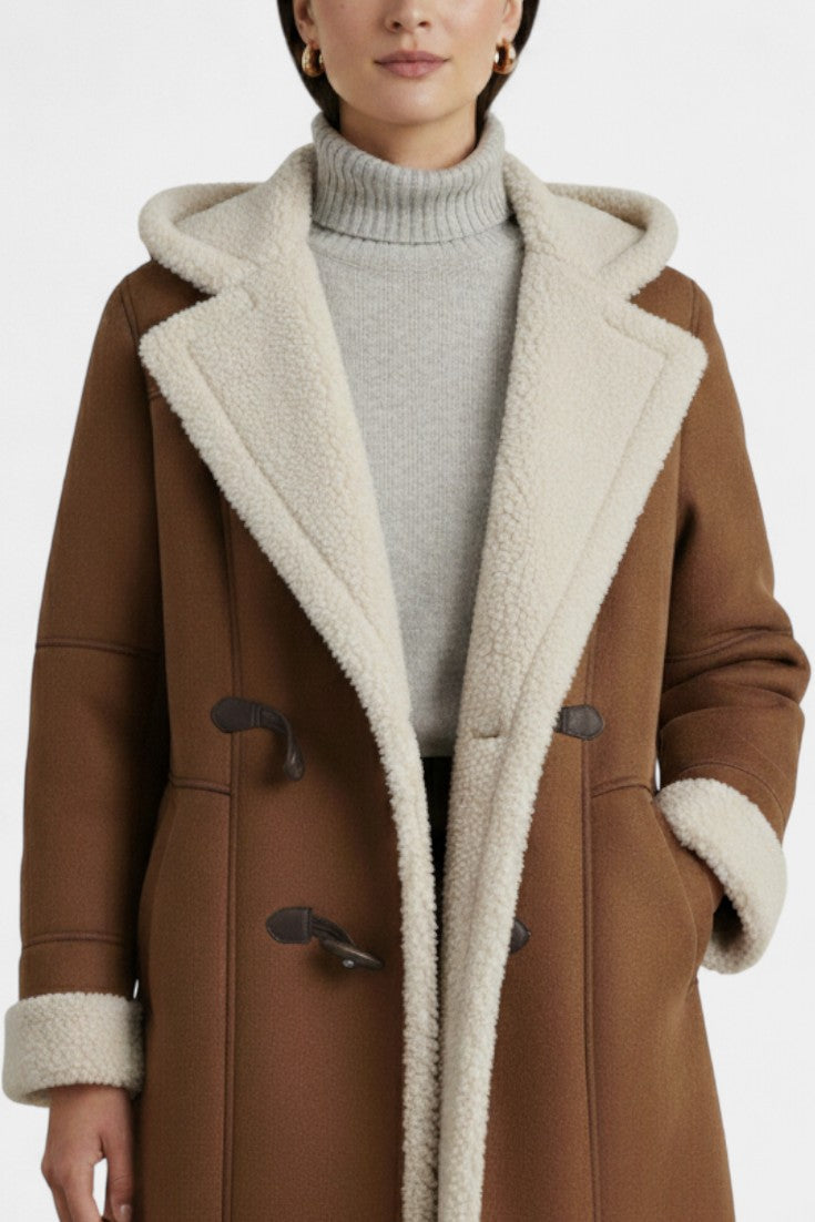 Katja Stylish Hooded Winter Coat: Casual Elegance