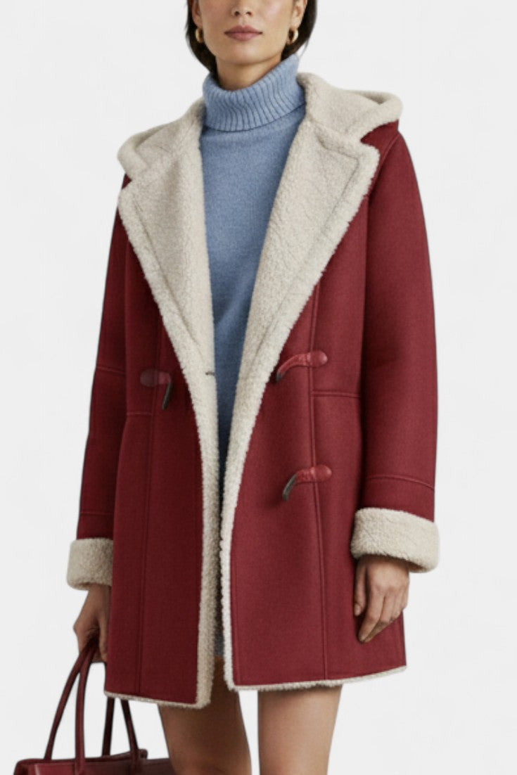 Katja Stylish Hooded Winter Coat: Casual Elegance