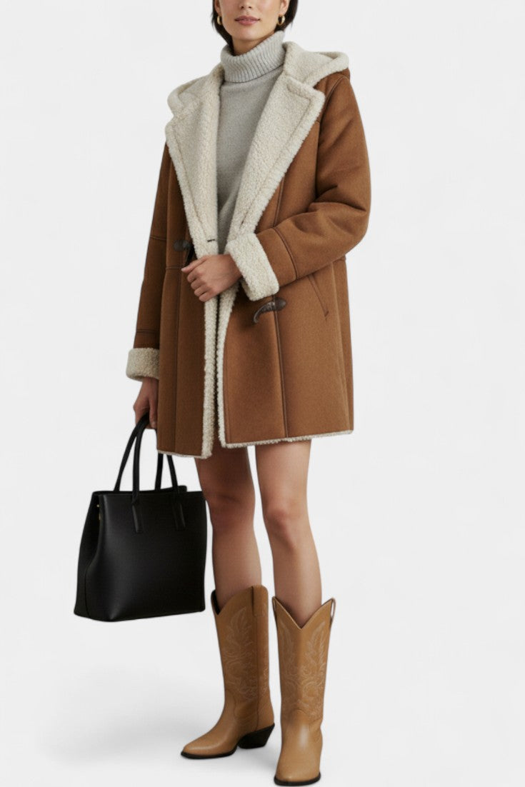 Katja Stylish Hooded Winter Coat: Casual Elegance