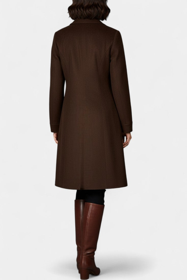 Josiane Classic Suede Trench Coat