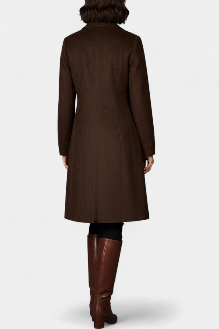 Josiane Classic Suede Trench Coat