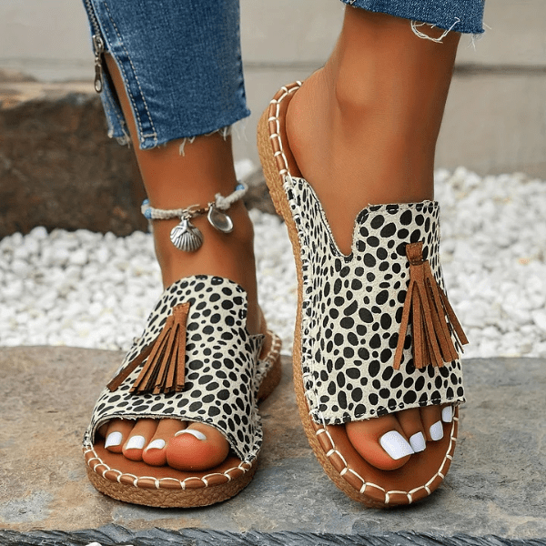 Mireille™ | Bohemian Print Orthopedic Sandals for Women