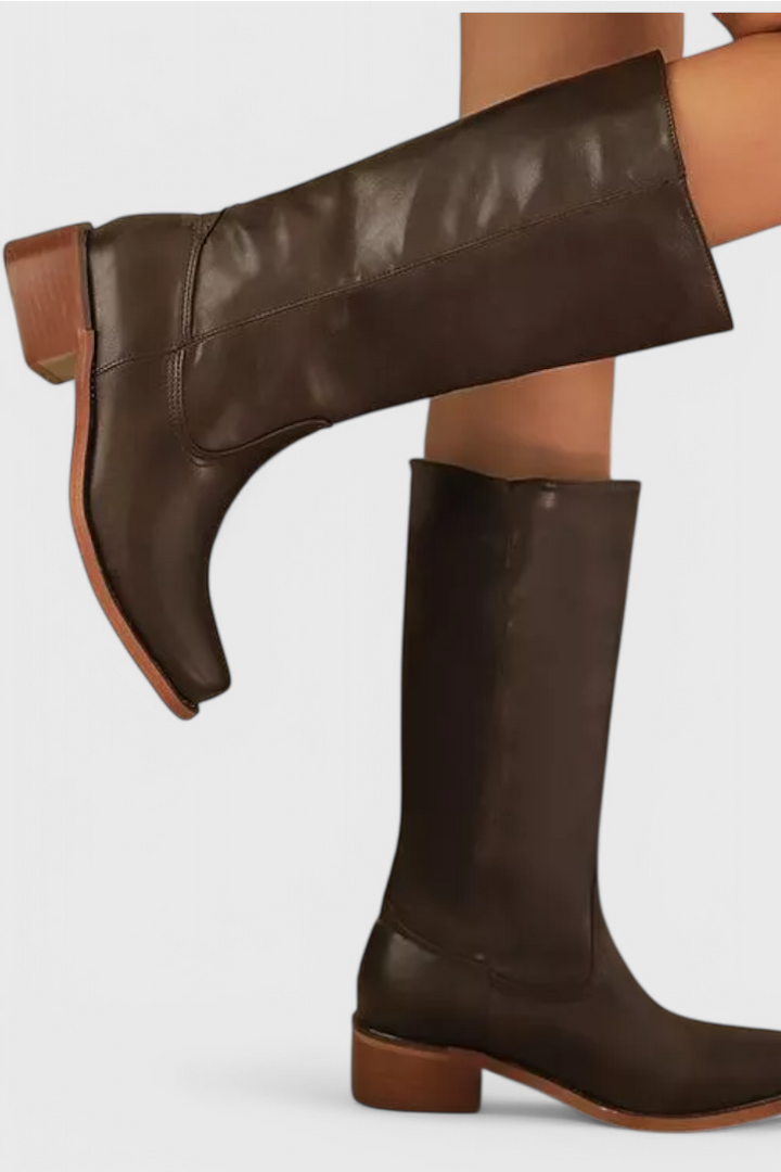 Timeless Style Insulated Leather Boots by Grace