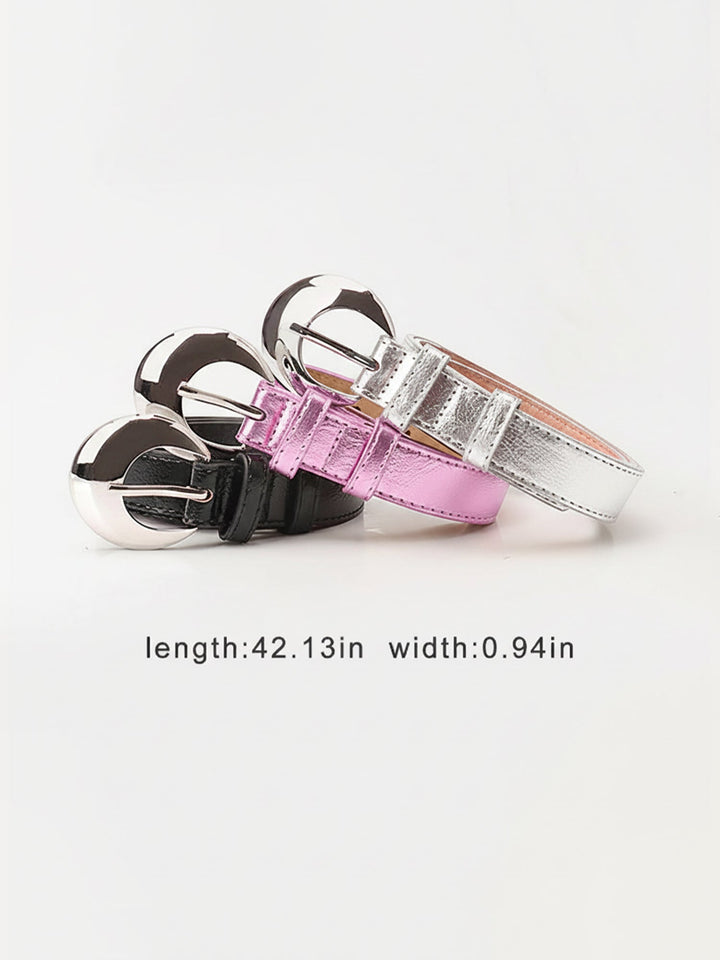 3-Piece Women's Versatile Belt Set