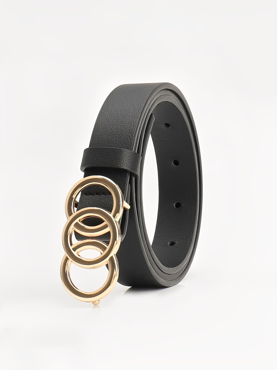 3-Piece Versatile Women's Faux Leather Belt Set