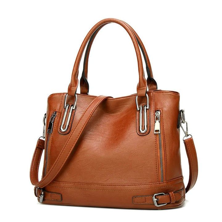 Monika – Elegant Luxury Leather Shoulder Bag