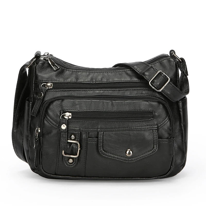 Vaiva – Vintage-Inspired Leather Shoulder Bag