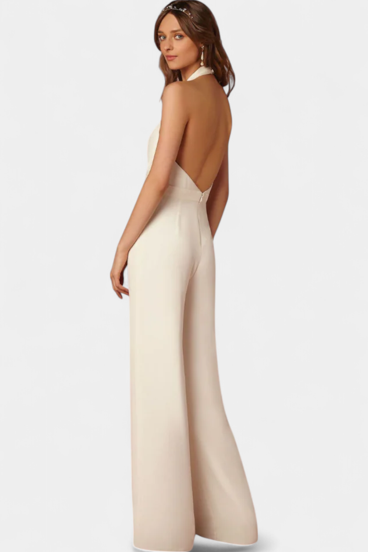 Lila Wide-Leg Jumpsuit with Sleek Design